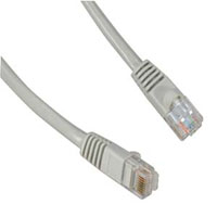 SYSTEM, CABLE, 3FT CAT.5E MOLDED SNAGLESS PATCH CABLE GRAY
